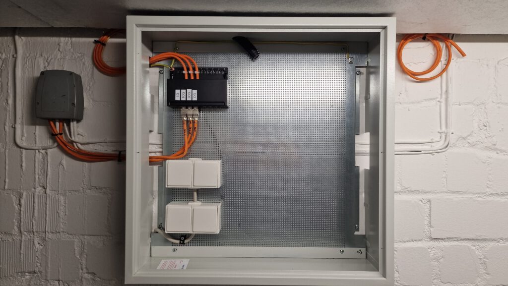 Netzwerk für Glasfaseranschluss